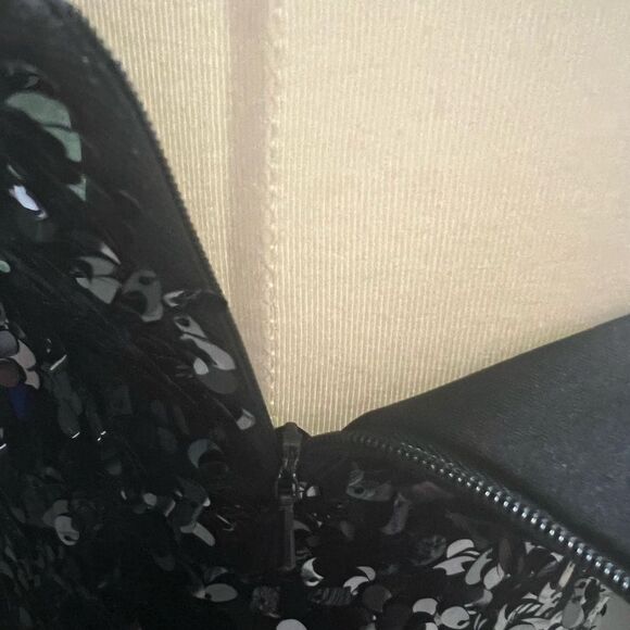 NWT Aidan Mattox Strapless Black Sequin Mini Dress – Size 6 - Picture 6 of 11